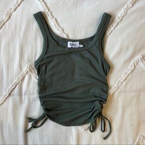 Princess Polly Organic Madelyn Top Green